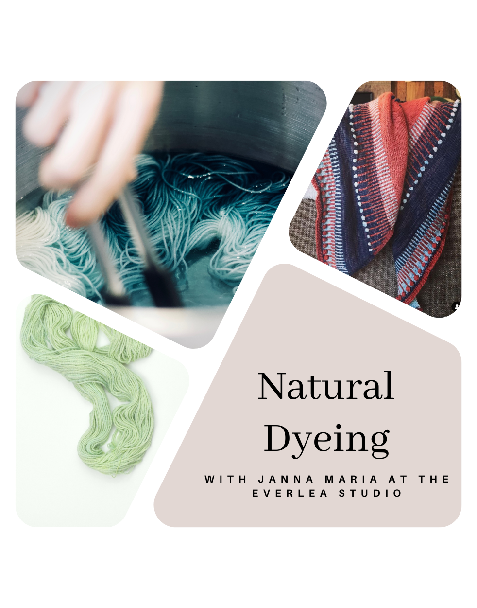Natural Dyeing - Saturday April 13th, 2024