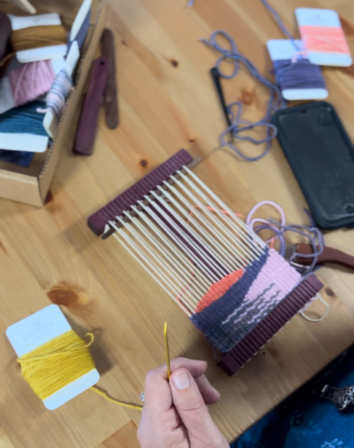 Weave a Sunset: Intro to Tapestry ~ in-person ~ March 9th 2024