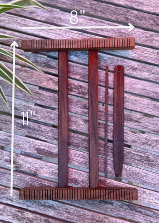 Kit de telar para tapices Everlea de madera de nogal