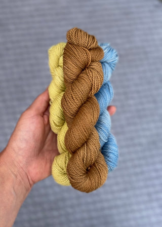 Mini écheveaux de fil à tricoter Everlea (3X50g)