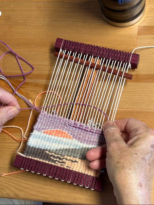 Weave a Sunset: Intro to Tapestry ~ in-person ~ March 9th 2024