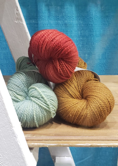 Everlea Fingering TRIO - Rust & Patina colourway combo