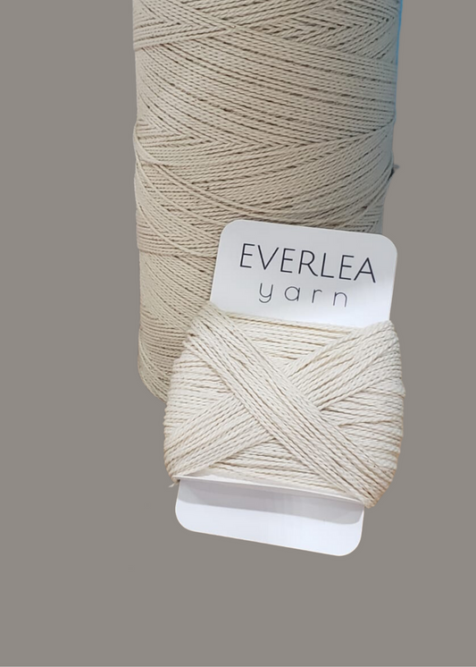 Everlea Card Bobbin: Cotton warp yarn
